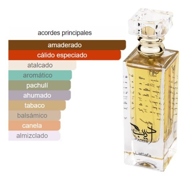 Lattafa Adeeb Edp 80ml Unisex - Imagen 3