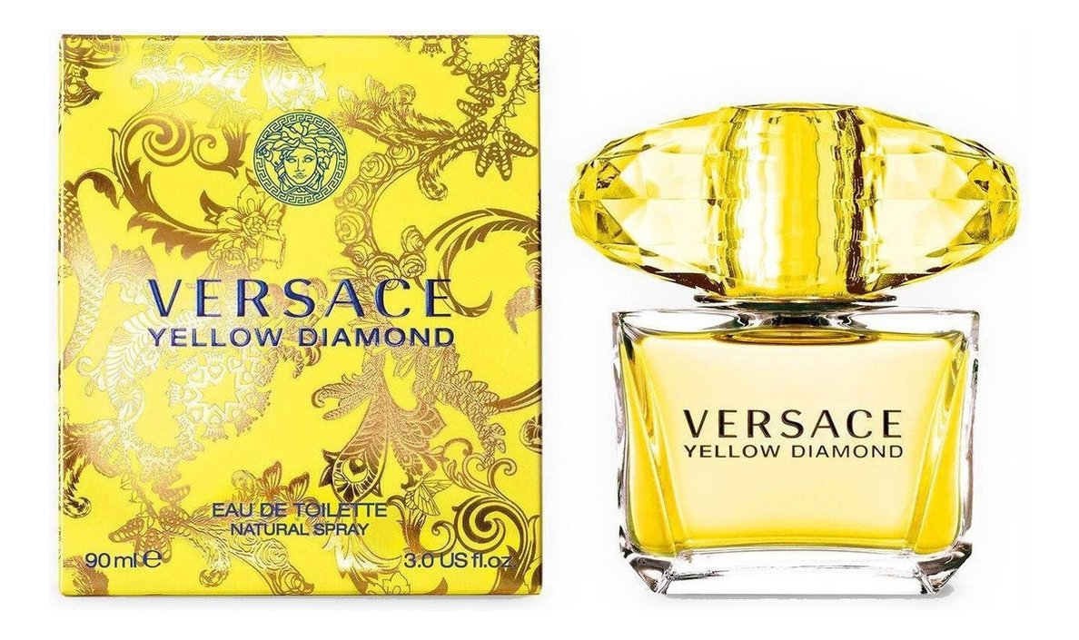 Perfume Versace Yellow Diamond Edt 90ml Para Mujer