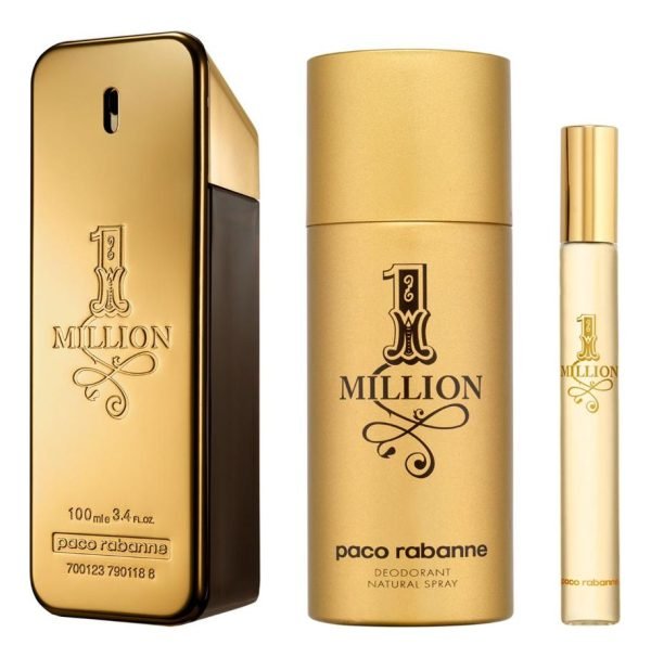 Perfume Hombre Rabanne One Million Edt 100ml Set - Imagen 2