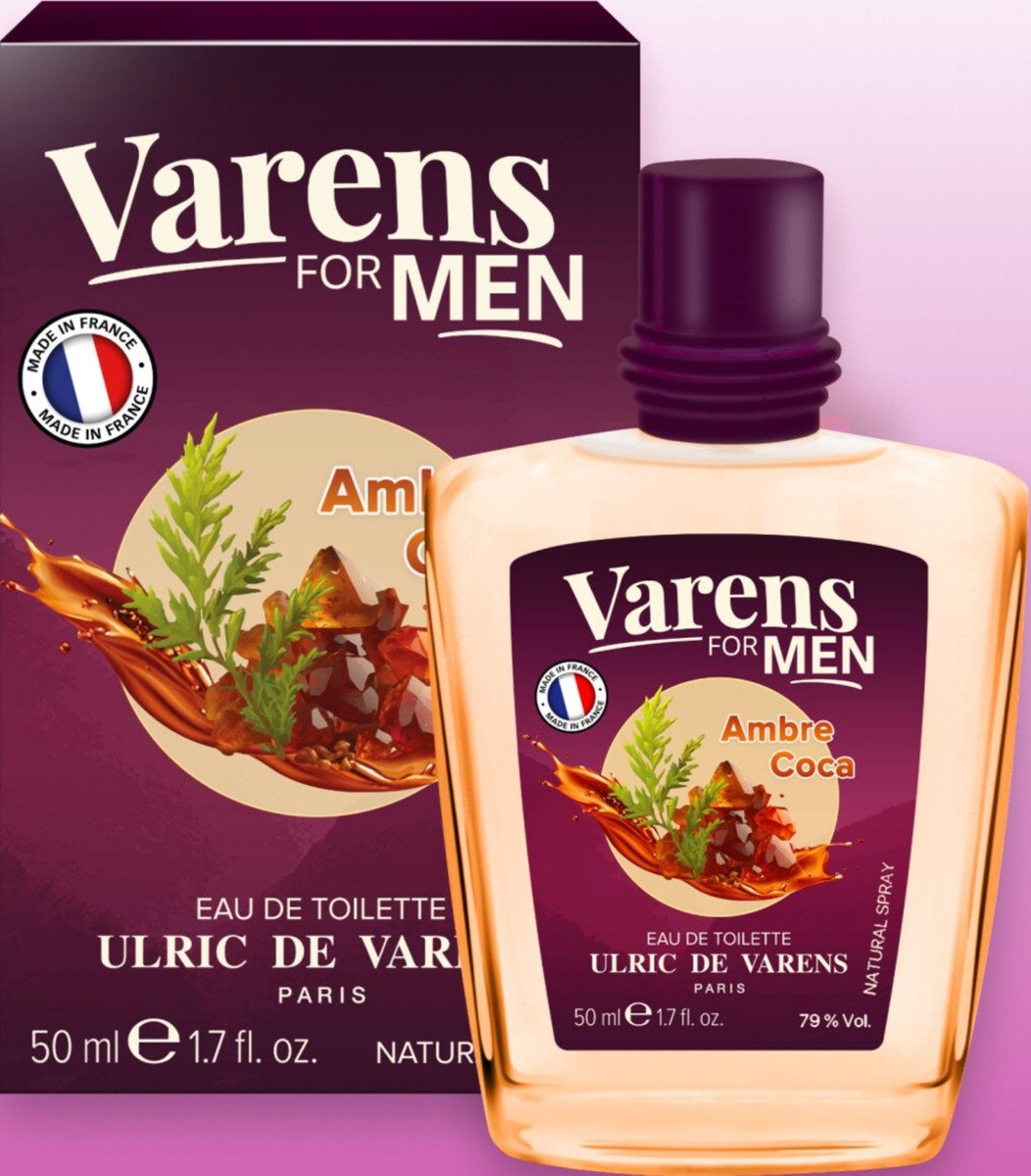 Ulric Varens For Men Ambre Coca 100ml Perfumesfreeshop! Volumen De La Unidad 100 Fl Oz - Imagen 2