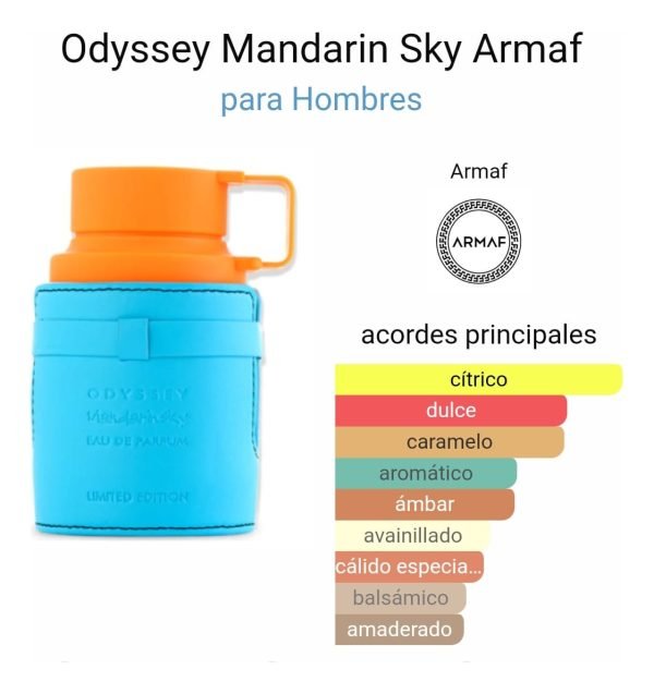Perfume Armaf Odyssey Mandarin Sky Limited Edition Edp 100 Ml - Imagen 2
