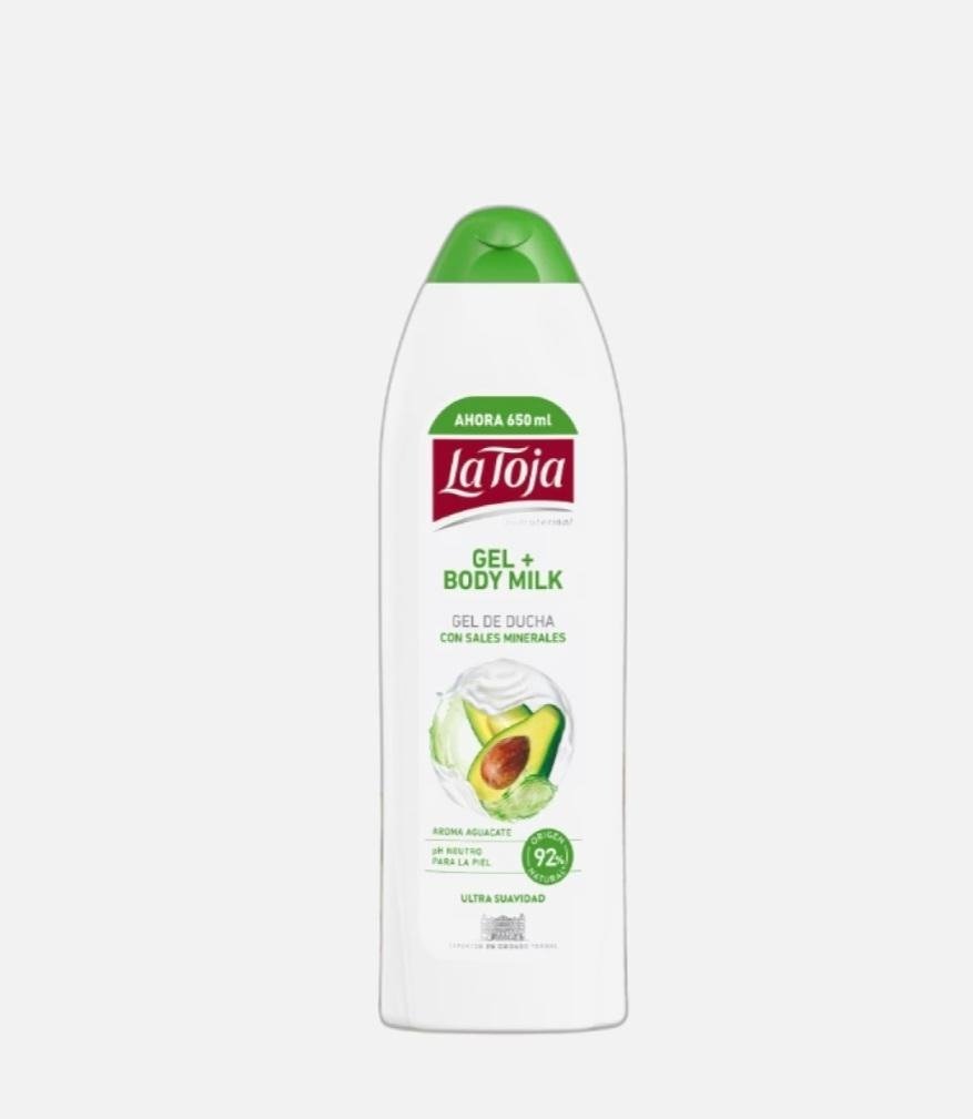 La Toja Gel + Body Milk X 550ml Gel De Ducha Aguacate - Imagen 4