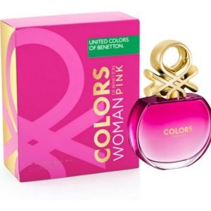 Perfume Benetton Colors Pink Edt Para Mujer, 50 Ml