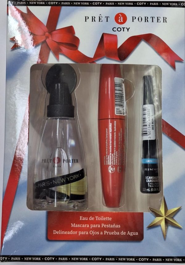 Perfume Pret A Porter Coty X 50ml + Mascara +delineador - Imagen 4