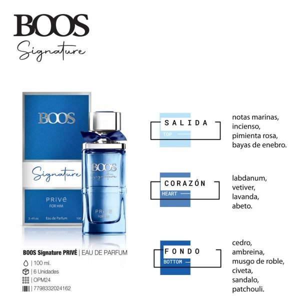 Perfume Boos Signature Privé 100 Ml Hombre - Imagen 2