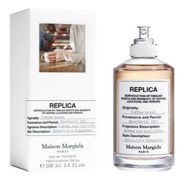 Eau De Toilette Replica Coffee Break De 100 Ml Maison Martin Margiela Paris, Perfume Unisex, Compartible, Unisex, Caja Sellada