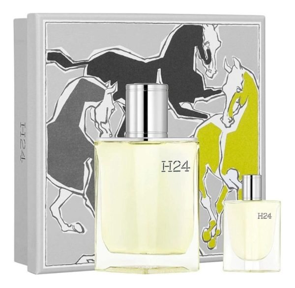 Hermès H24 Edt Estuche Hombre Original X 100 Ml + 12 Ml - Imagen 2