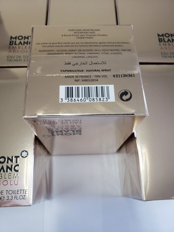 Mont Blanc Emblem Absolu Edt 100 Ml Caballero - Imagen 6