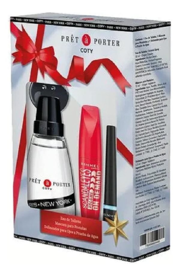 Perfume Pret A Porter Coty X 50ml + Mascara +delineador