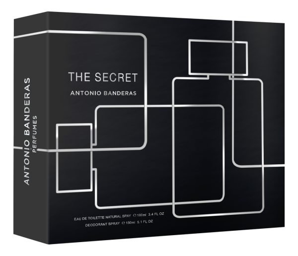Perfume Hombre Banderas The Secret Edt 100ml Con Deo Set 2 - Imagen 2
