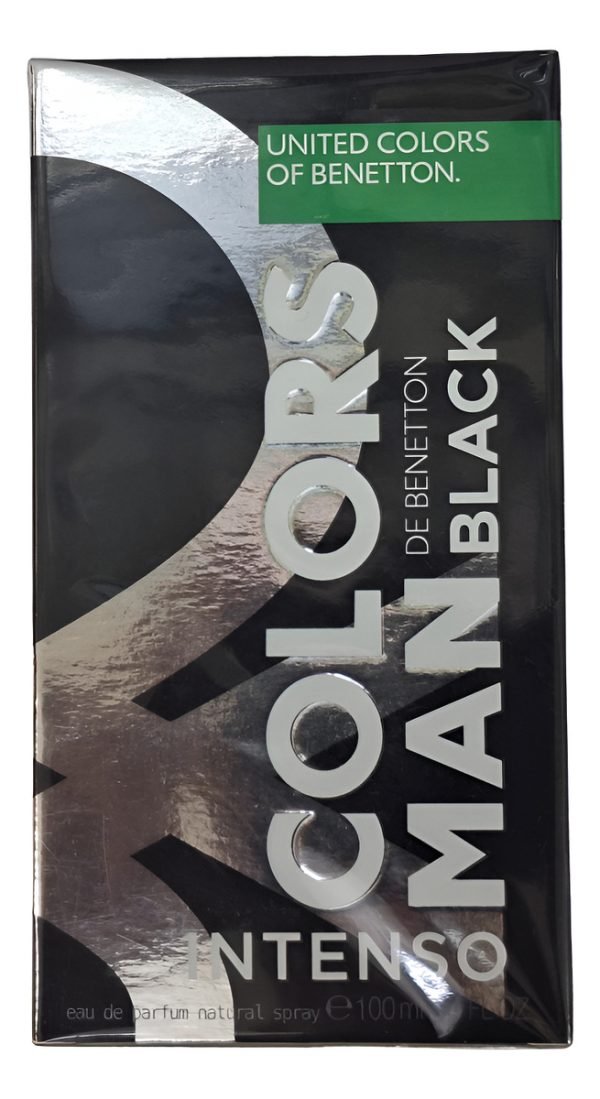 Perfume Benetton Colors Man Black Intenso X 100ml Original - Imagen 7