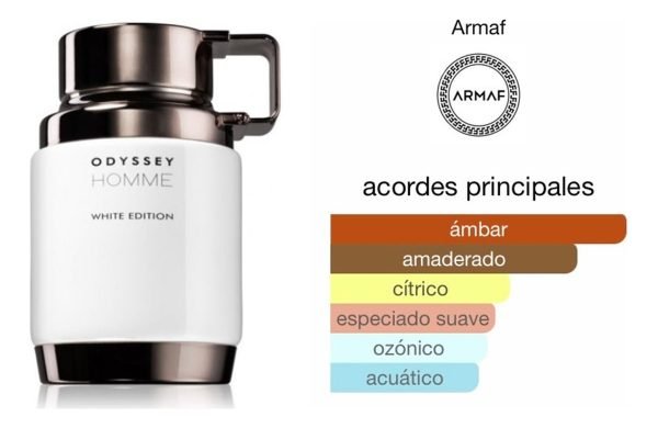 Perfume Armaf Odyssey Homme White Edp 200ml Hombre - Imagen 4