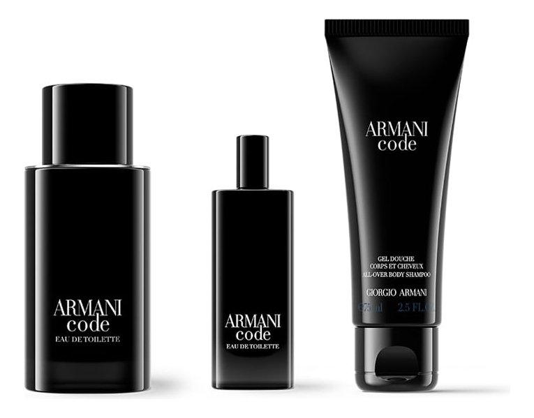 Kit Perfume Hombre Armani New Code Edt 75 Ml - Imagen 2