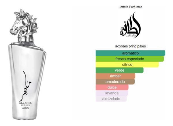 Lattafa Maahir Legacy Eau De Parfum 100ml Premium - Imagen 5