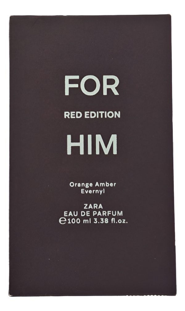 Zara Red Him Eau De Parfum Hombre Original 100ml - Imagen 2