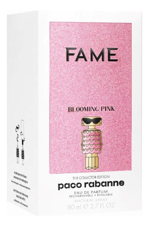 Paco Rabanne Fame Blooming Pink Edp 80 Ml Recargable - Imagen 3