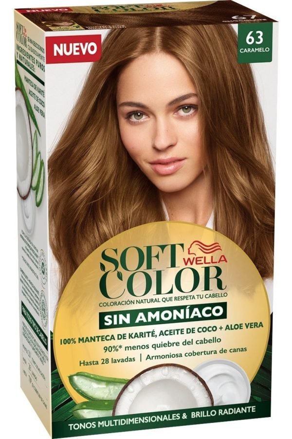 Soft Color Kit De Tintura Semipermanente Tono 63 Caramelo