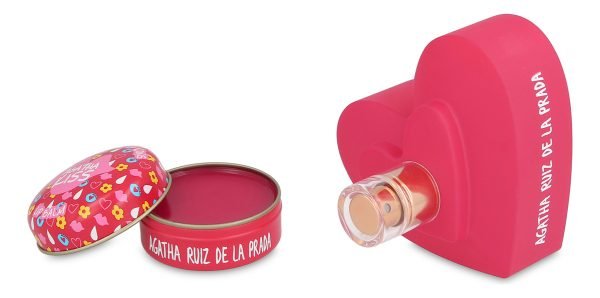 Set Agatha Love Love Love 2pzs 80ml Edt Spray/ Lip Balm 15g Género Mujer - Imagen 3