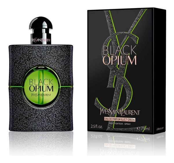 Perfume Mujer Black Opium Illicit Green Edp 75 Ml - Imagen 2