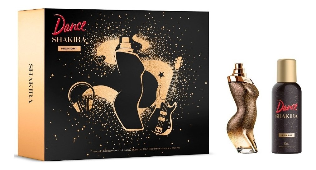 Set Shakira Dance Midnight Edt 80ml - Imagen 5