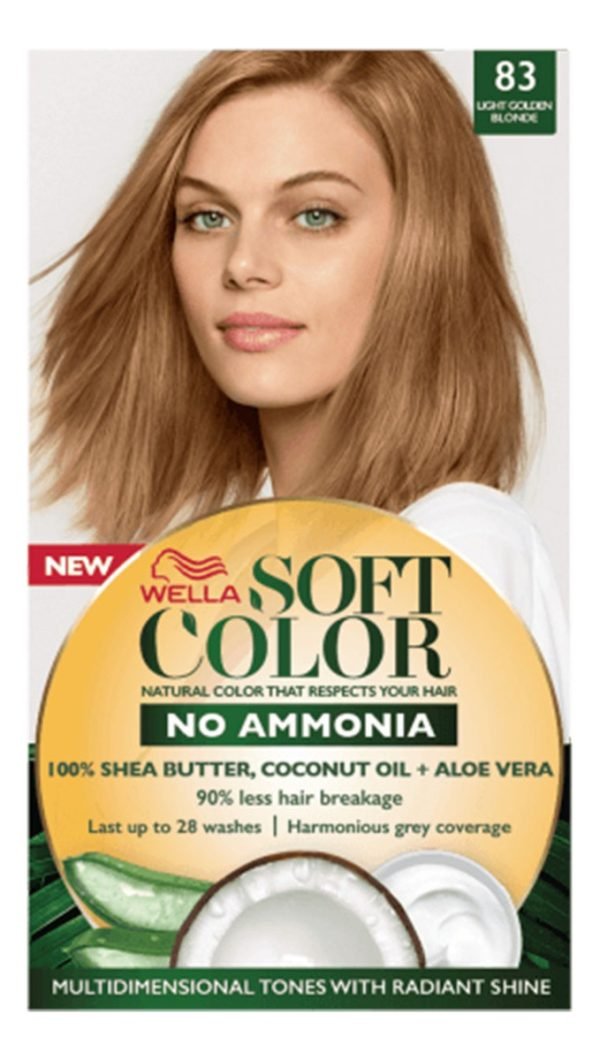 Soft Color Kit De Tintura Tono 83 Rubio Claro Dorado - Imagen 4