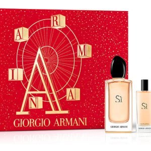 Armani Sì Eau De Parfum Set 100ml Mujer Con Loción Y Labial