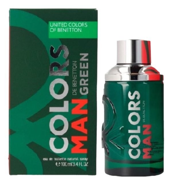 Benetton Colors Man Green Edt 100ml Hombre Original