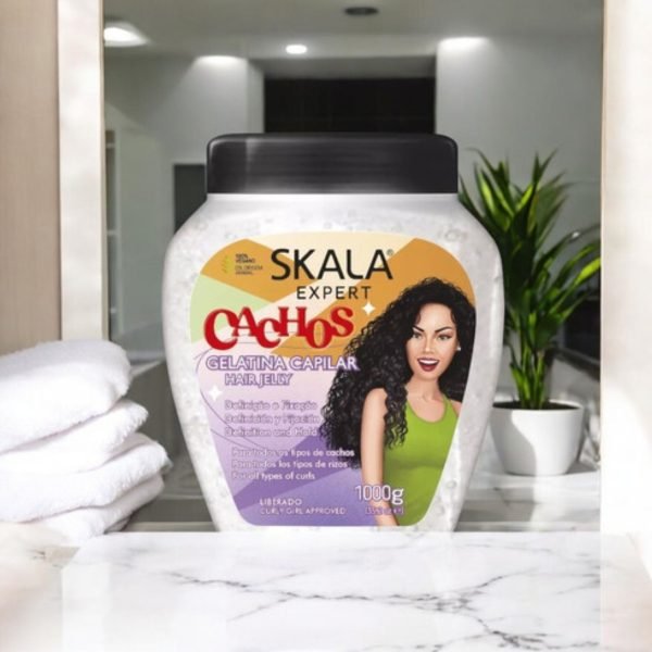 Skala Gelatina Antifrizz Liberada Pote 1kg Define Curly Rulo - Imagen 2