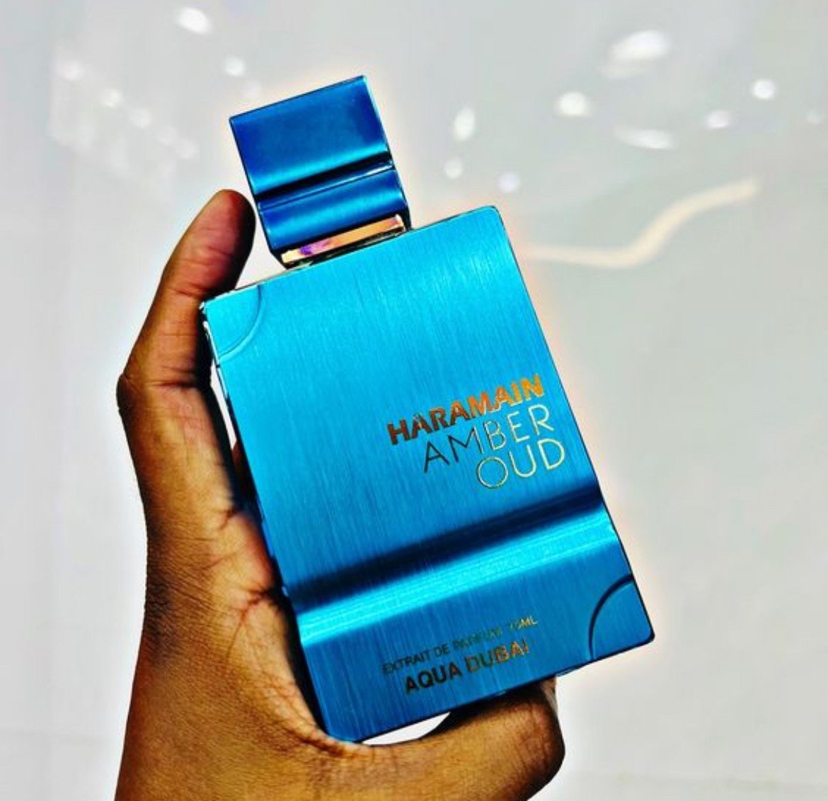 Perfume Al Haramain Amber Oud Aqua Dubai Edp 75ml Extrait Parfum - Imagen 3