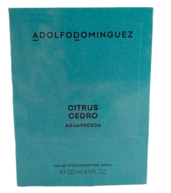 Perfume Hombre Adolfo Dominguez Af Citrus Cedro Edt 120 Ml - Imagen 6