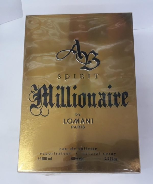 Perfume Hombre Spirit Millonaire Lomani 100ml Lata Colección - Imagen 3