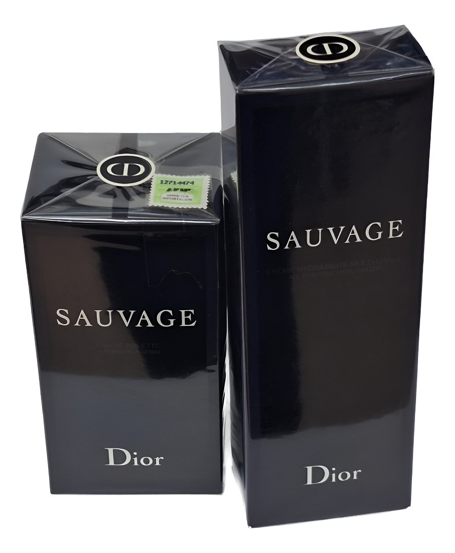 Dior Sauvage Edt Hombre Original X 100ml + Crema X 100ml - Imagen 2