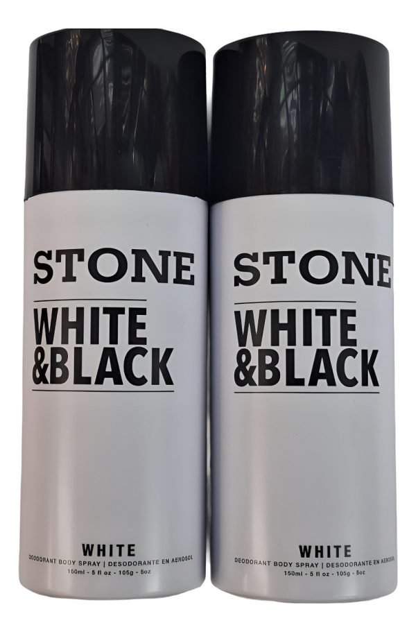 Desodorante Body Spray Stone White & Black 150ml