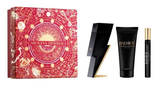 Set Perfume Caballero Carolina Herrera Bad Boy Edt 100ml - Imagen 2