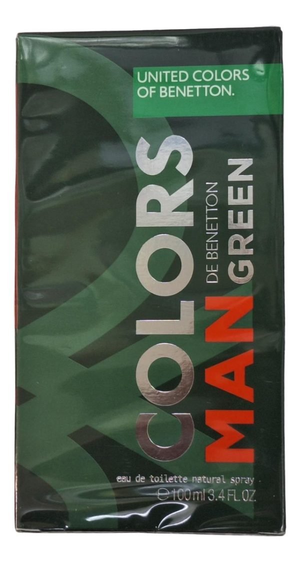 Benetton Colors Man Green Edt 100ml Hombre Original - Imagen 5