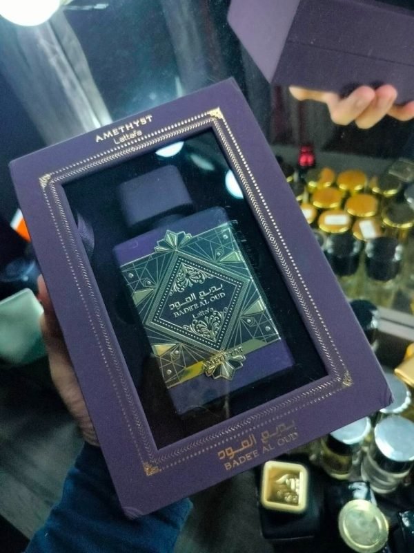 Perfume Lattafa Bade'e Al Oud Amethyst 100ml - Imagen 3