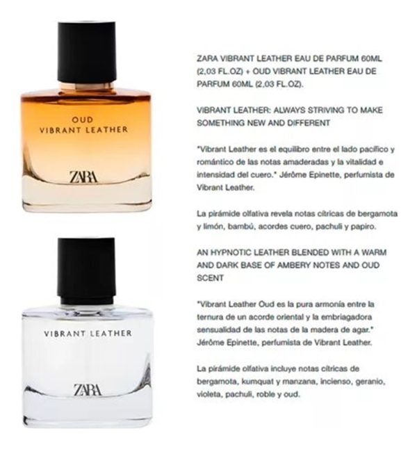 Vibrant Leather + Vibrant Leather Oud Edp/ Zara Man Volumen De La Unidad 60 Ml - Imagen 8