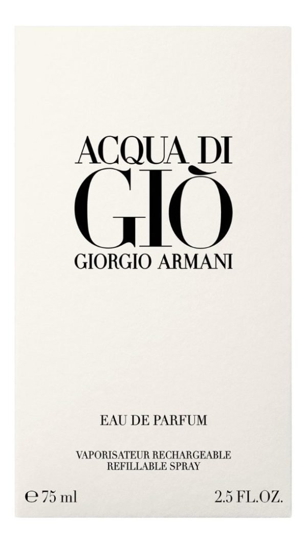 Acqua Di Giò Edp 75ml Para Hombre - Imagen 3