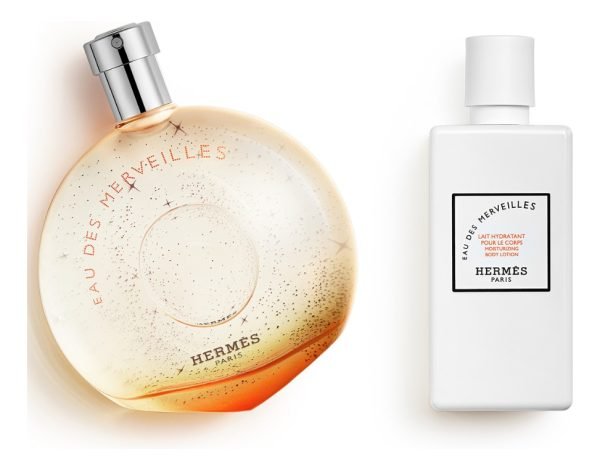 Set Hermes Eau Des Merveilles Edt 100ml + Body Lotion 80ml Volumen De La Unidad 100 Ml - Imagen 2
