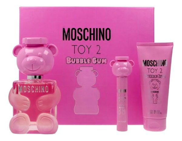 Set Moschino Toy 2 Bubble Gum Edt 100ml Minitalla Crema - Imagen 2