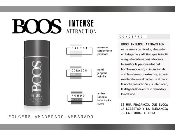 Perfume Boos Intense Attraction 90 Ml Men - Imagen 2