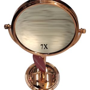 Espejo Redondo De Pie X 7 Cobre Looking Good 22cm Alto