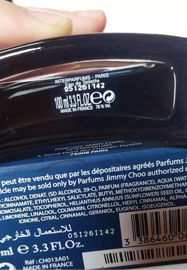 Perfume Eau De Toilette Jimmy Choo Blue Man X100 Ml Original - Imagen 8