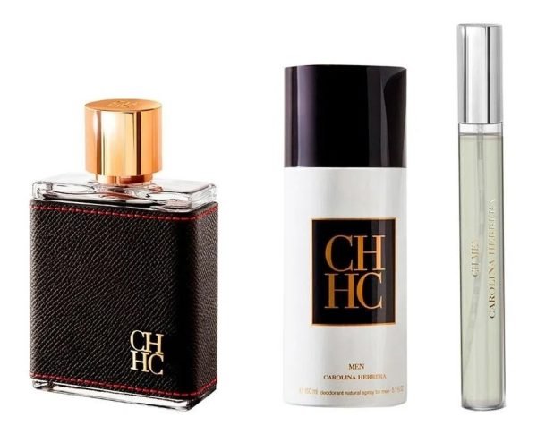 Carolina Herrera Estuche Ch Men Edt+ Travel Edt+ Desodorante - Imagen 2
