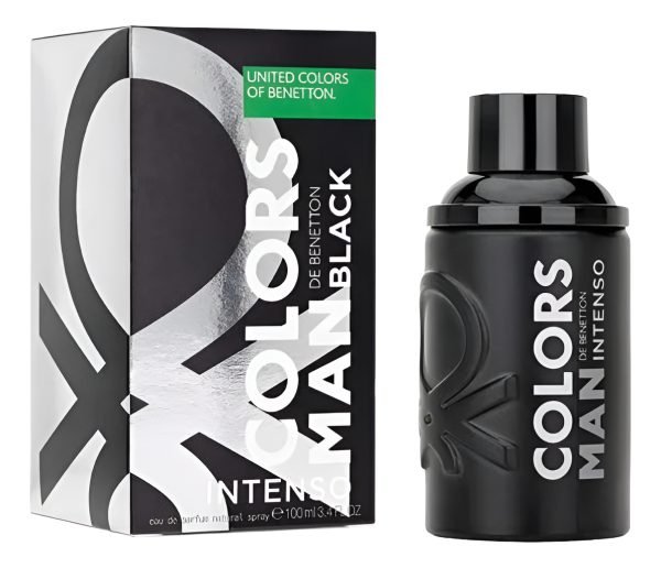 Perfume Benetton Colors Man Black Intenso X 100ml Original - Imagen 5