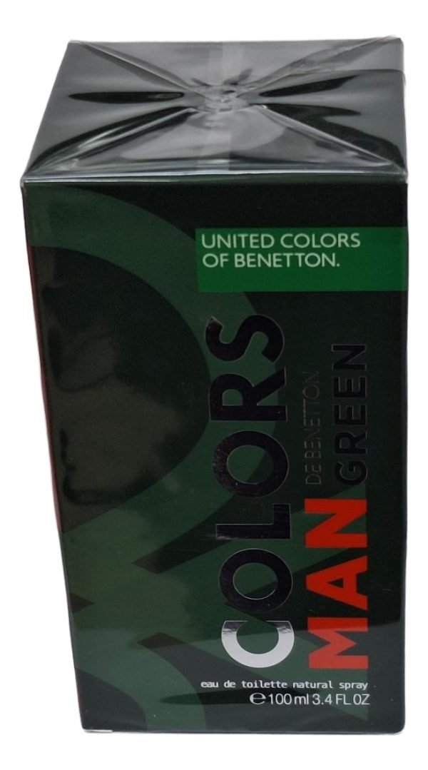 Benetton Colors Man Green Edt 100ml Hombre Original - Imagen 3