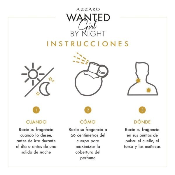 Perfume Azzaro Wanted Girl By Night Eau De Parfum 80ml - Imagen 4