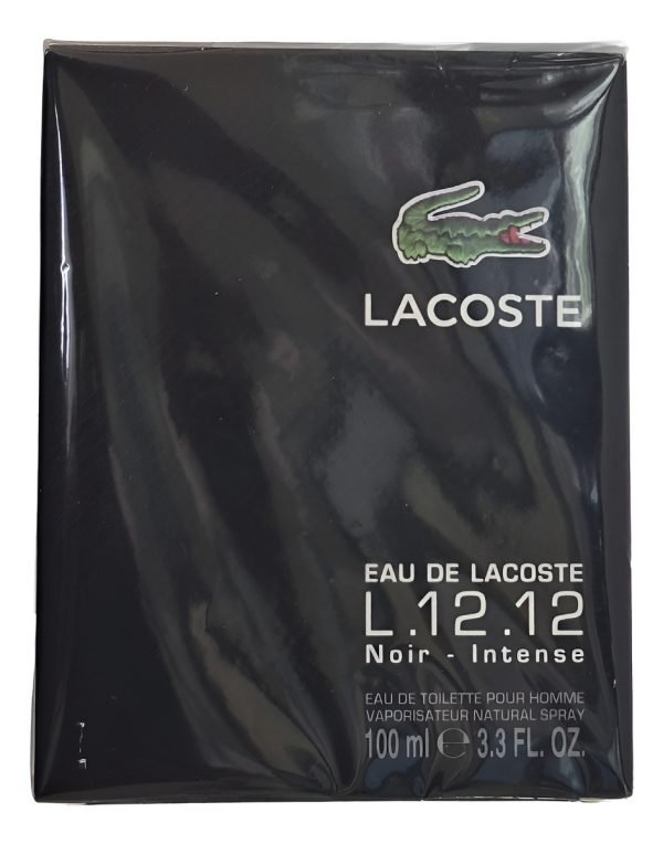 Perfume Lacoste L.12.12 Noir Intense Edt X 100 Ml Original - Imagen 2