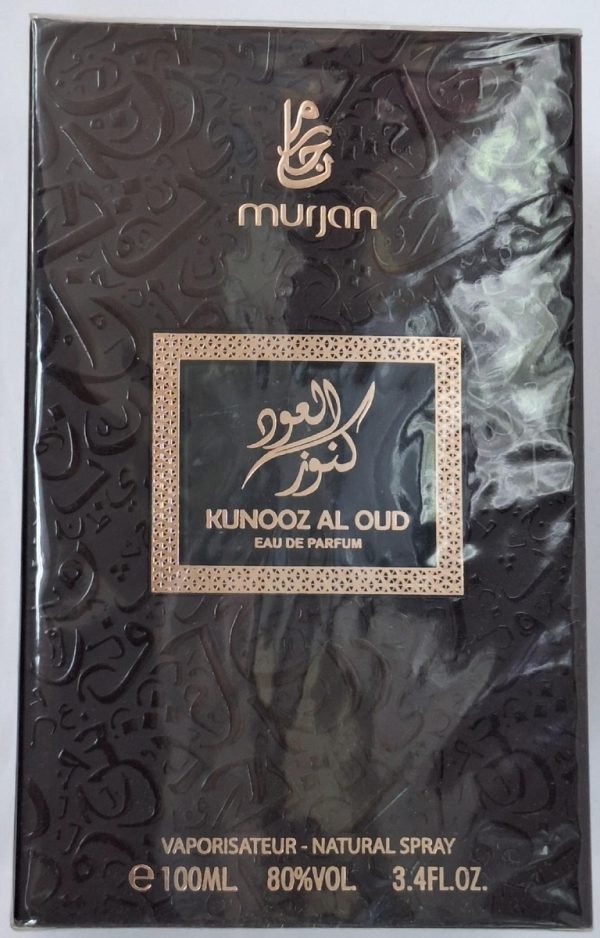 Perfume Murjan Kunooz Al Oud Eau De Parfum Original X100ml - Imagen 2