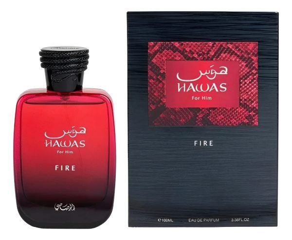 Perfume Rasasi Hawas Fire For Him X 100 Ml Eau De Parfum